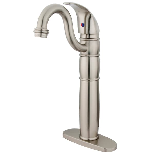 Vessel Sink Faucet, Brushed Nickel